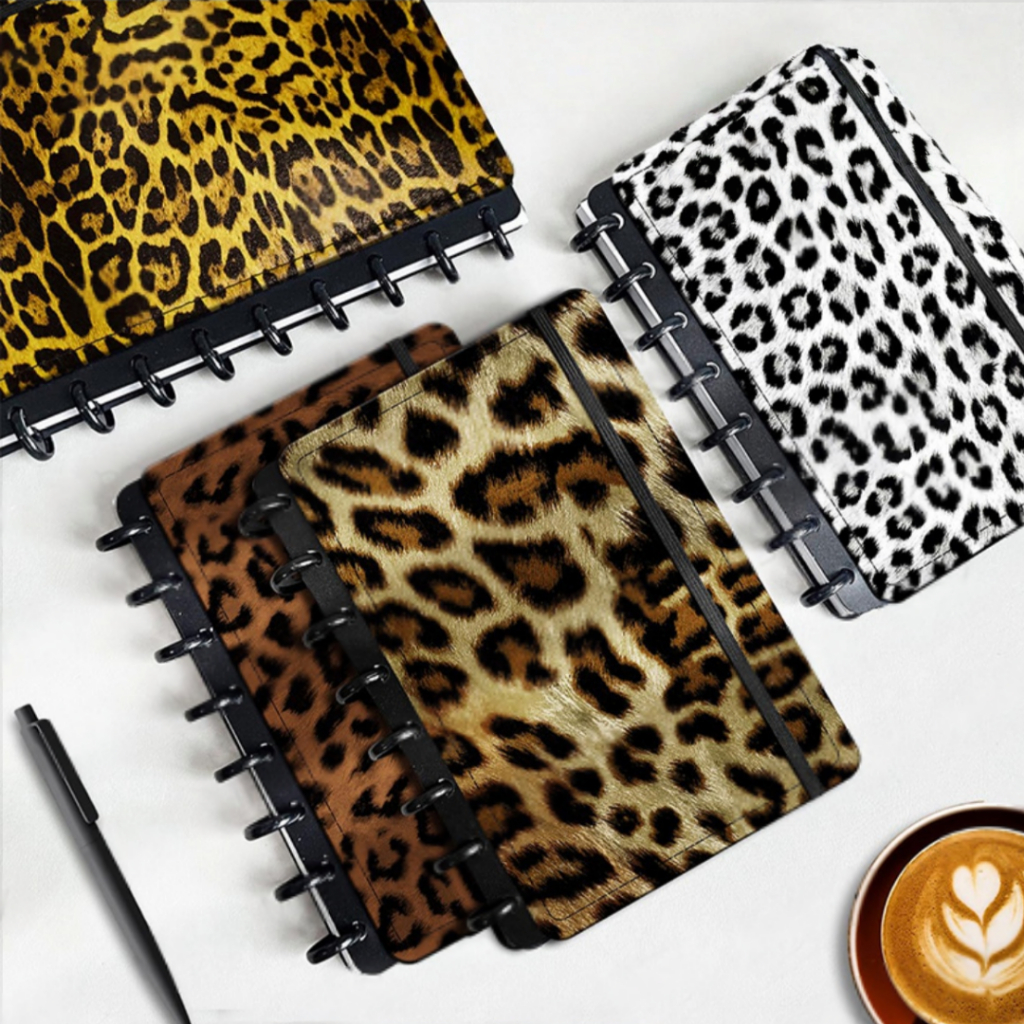 Caderno tipo Inteligente A5/B5 - Capa Dura Onça, Pautas Horizontais, para Anotações e Planejamento em Oferta na Shopee