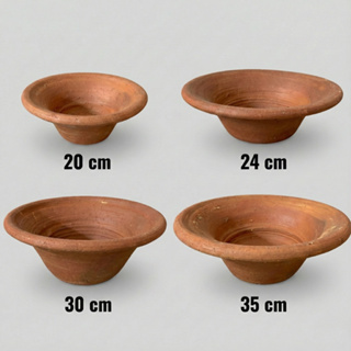 Alguidar de Barro Artesanal - Vários Tamanhos Oberó Igba Ẹbọ Oferenda Ritual Umbanda Candomblé Orixá em Oferta na Shopee