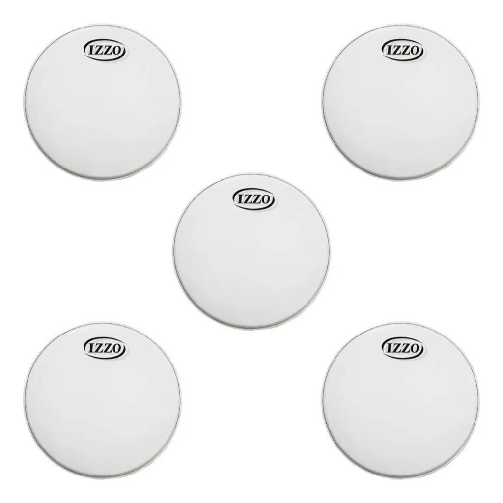 KIT PELE 22" NYLON IZZO SURDO BUMBO COM 05 UNIDADES