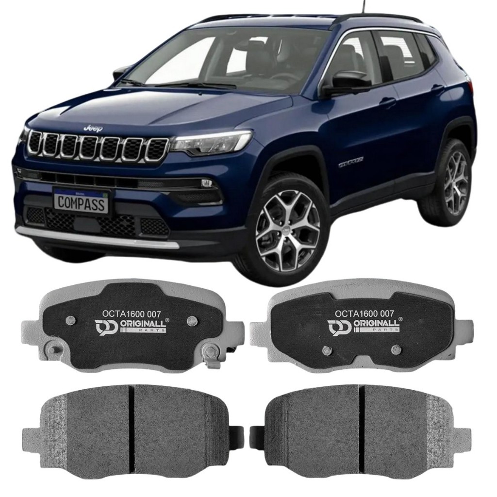 Jogo de Pastilha De Freio Traseira Jeep COMPASS Ano 2017 Em Diante - Cerâmica Premium em Oferta na Shopee