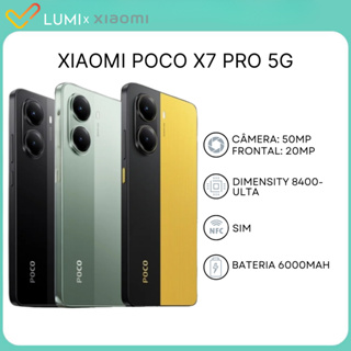 Xiaomi Poco X7 PRO 5G 256GB 12GB RAM, Processador Dimensity 8400-Ultra, Câmera 50MP, Original Versão Global em Oferta na Shopee