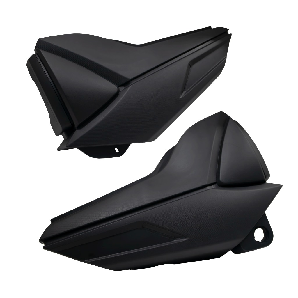 Par Tampa Lateral  Fazer 150 2013 a 2024 Preto Injetado