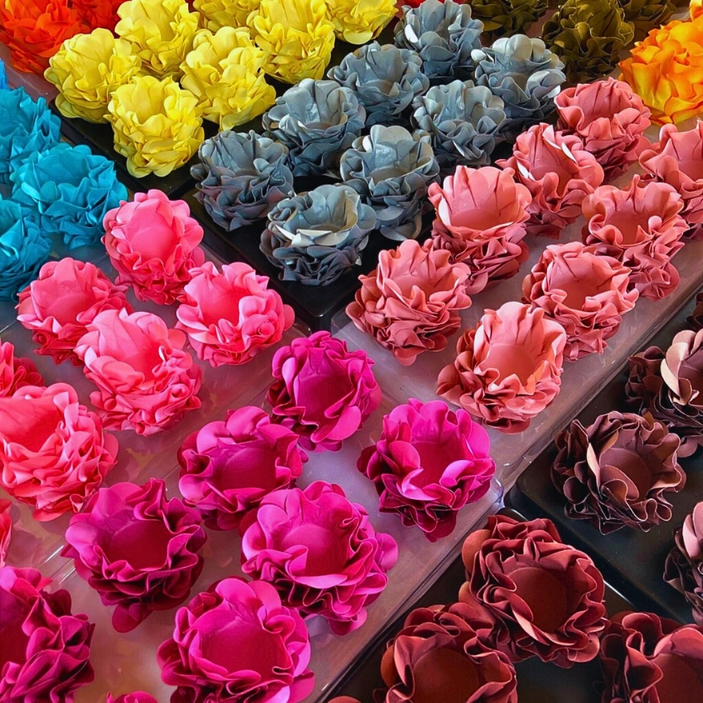 Forminha Style Ultrafest C/40 Unidades Flor Para Doces Luxosos Casamento Aniversario Festa em Oferta na Shopee