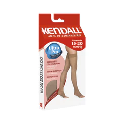 Meia Kendall 7/8 Com Silicone Média Compressão Sem Ponteira 1712