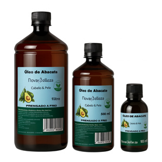 Óleo de Abacate 100% Puro Cosmético para Umectação dos Cabelos e e Corpo em Oferta na Shopee