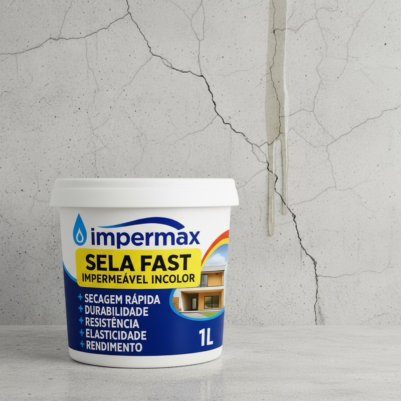 Impermeabilizante Invisível 1 litro Sela Fast Multiuso – Telha e Trincas, Pia, Ralo, Box em Oferta na Shopee