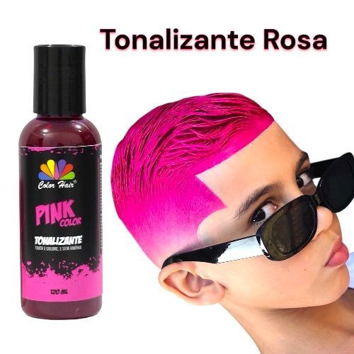 Tonalizante Rosa (Pink) Color Hair