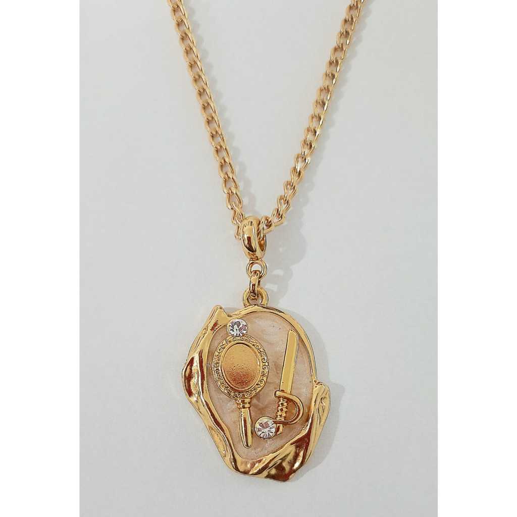 Cordão Folheado Orgânico Oxum Ogum Umbanda Candomblé em Oferta na Shopee