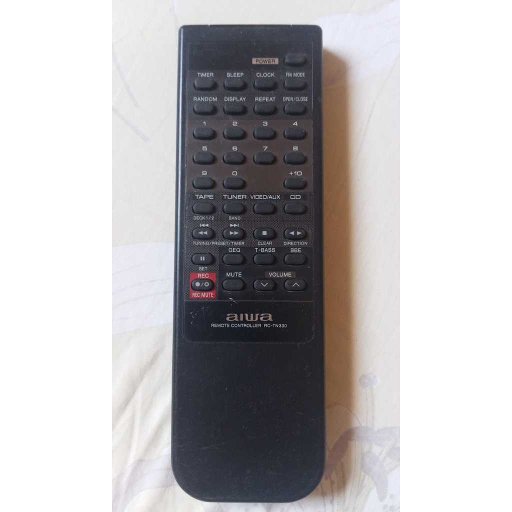 Controle remoto para som Aiwa RC-TN330 #AV