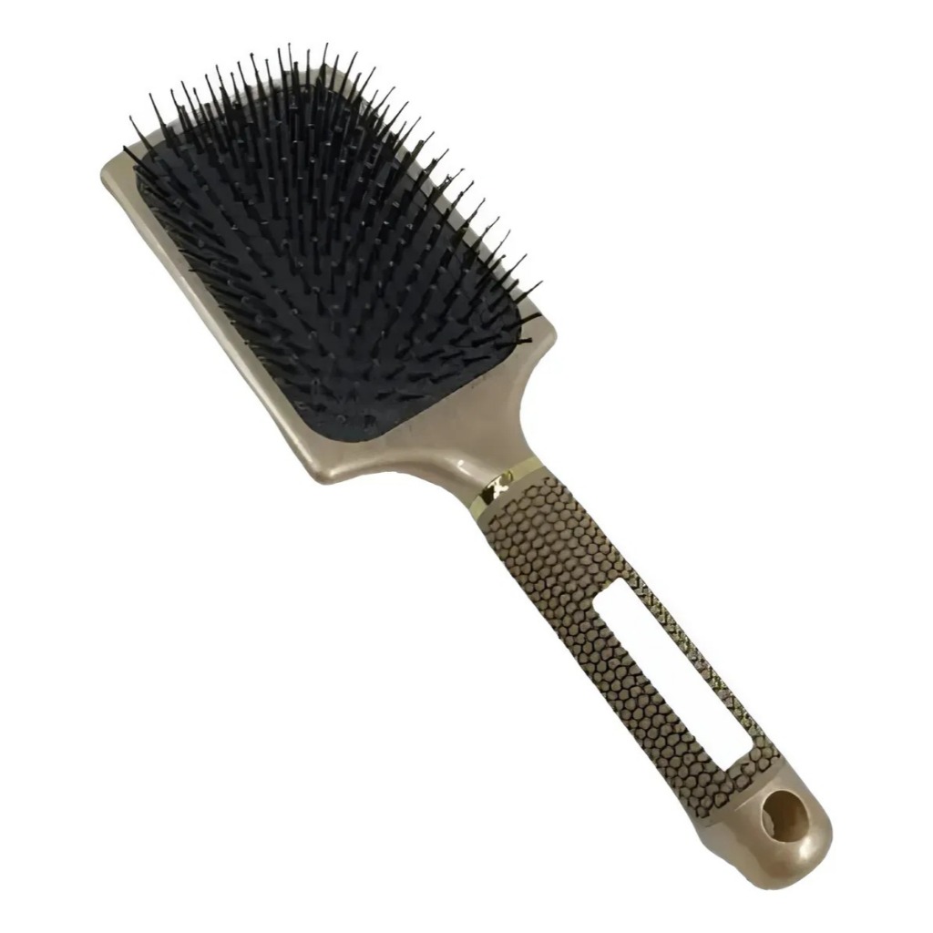Escova De Cabelo Raquete Almofadada Cerdas Arredon