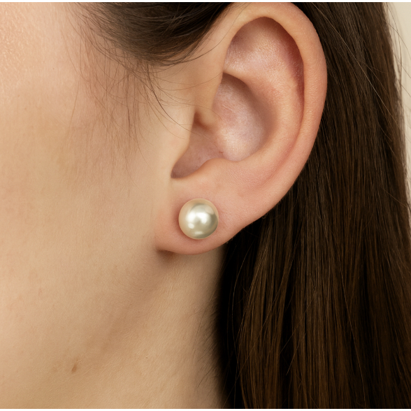 1 Par de Brincos Modelo Pérolas Coloridas Elegante com Tarracha 6mm Biju em Oferta na Shopee