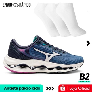 Tênis Mizuno Wave Legend 4 Feminino + 3 Pares de Meias Original com Nota Fiscal e Garantia em Oferta na Shopee