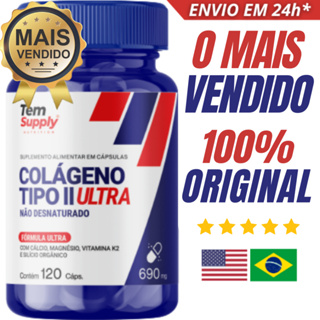 Colágeno Tipo 2 Ultra Premium Top De Linha 120 Cáps 690mg em Oferta na Shopee