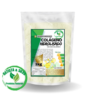 Colágeno Hidrolisado 1kg - Suplemento alimentar Rico em Vitaminas A, C, D, E em Oferta na Shopee