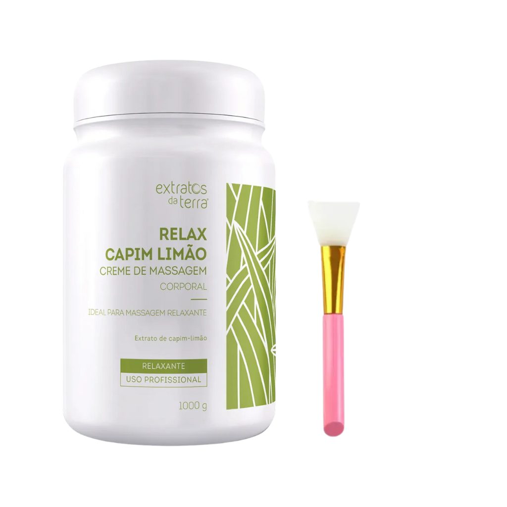 Creme de Massagem Capim Limão Vitta Relax 1000g - Extratos da Terra