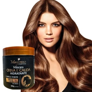 mascara crina e cauda hidratante 500g cabelo forte em Oferta na Shopee