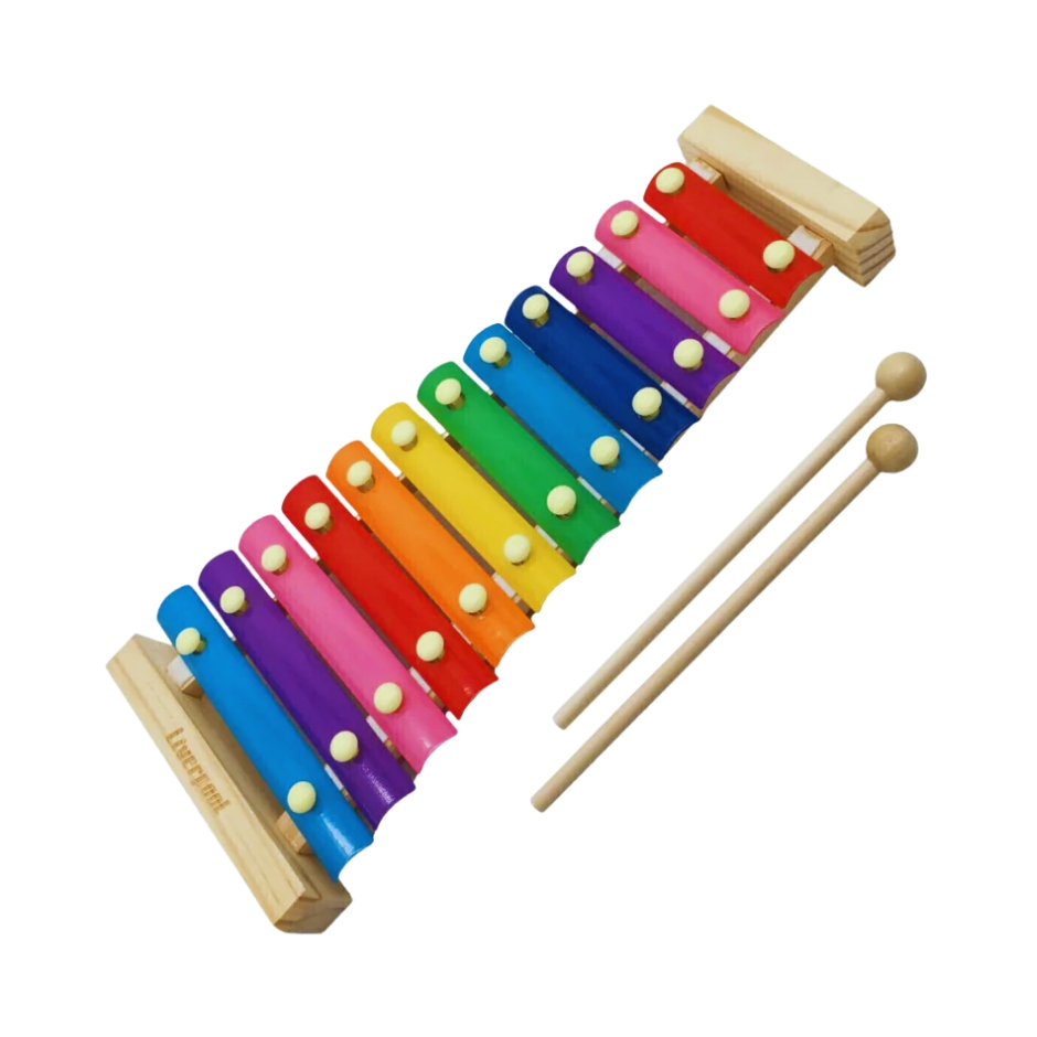 Metalofone Liverpool Infantil Brinquedo -- C/ 12 Teclas Colorido em Oferta na Shopee