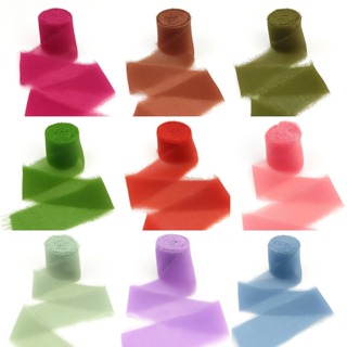 10 Metros Fita Decoração Artesanal Chiffon Rústica Convite Casamento Caixa Padrinhos em Oferta na Shopee