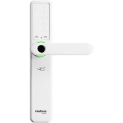 Fechadura Smart de Embutir Com Maçaneta Compatível com Alexa IFR 7000 Branco Intelbras