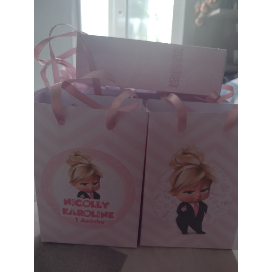 Sacolinha Poderosa Chefinha Personalizada festa infantil lembrancinha menina