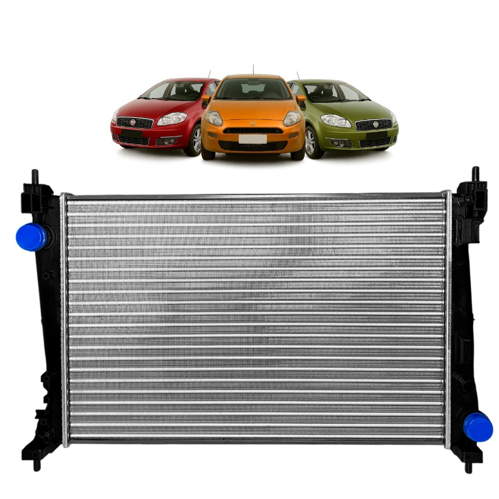 Radiador Fiat Linea / Punto 1.6 16v / 1.8 16v 2007 Em Diante