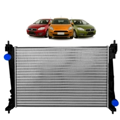 Radiador Fiat Linea 1.8 16v Com Ar 2010 Á 2014 Mecânico