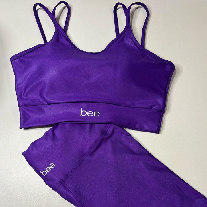 Conjunto Fitness Feminino Short Cintura Alta Top Roupa Fitness Musculação Roupa de Academia Feminina