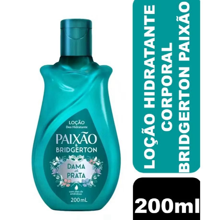 Loção Hidratante Corporal Paixão & Bridgerton Dama de Prata 200ml em Oferta na Shopee
