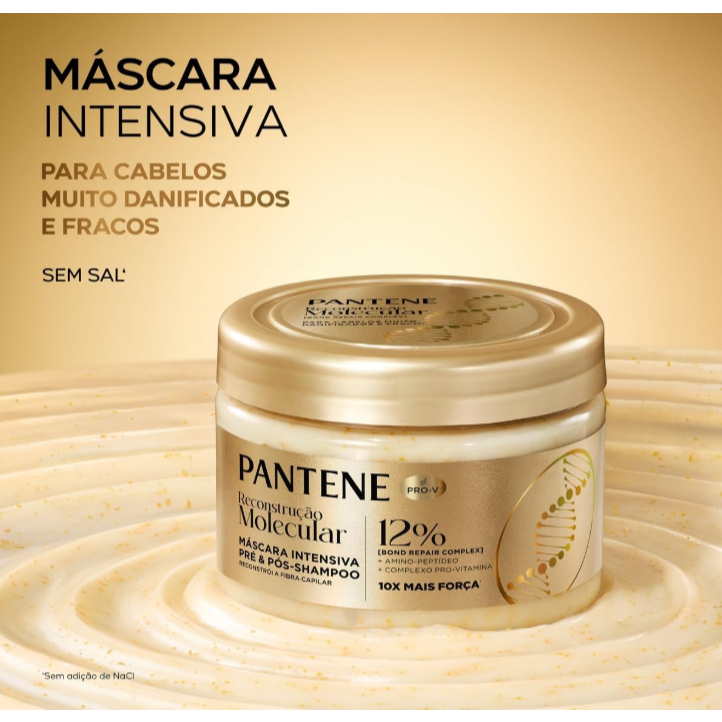 Pantene Pro-V Reconstrução Molecular Máscara Intensiva 270 ml (Lançamento)