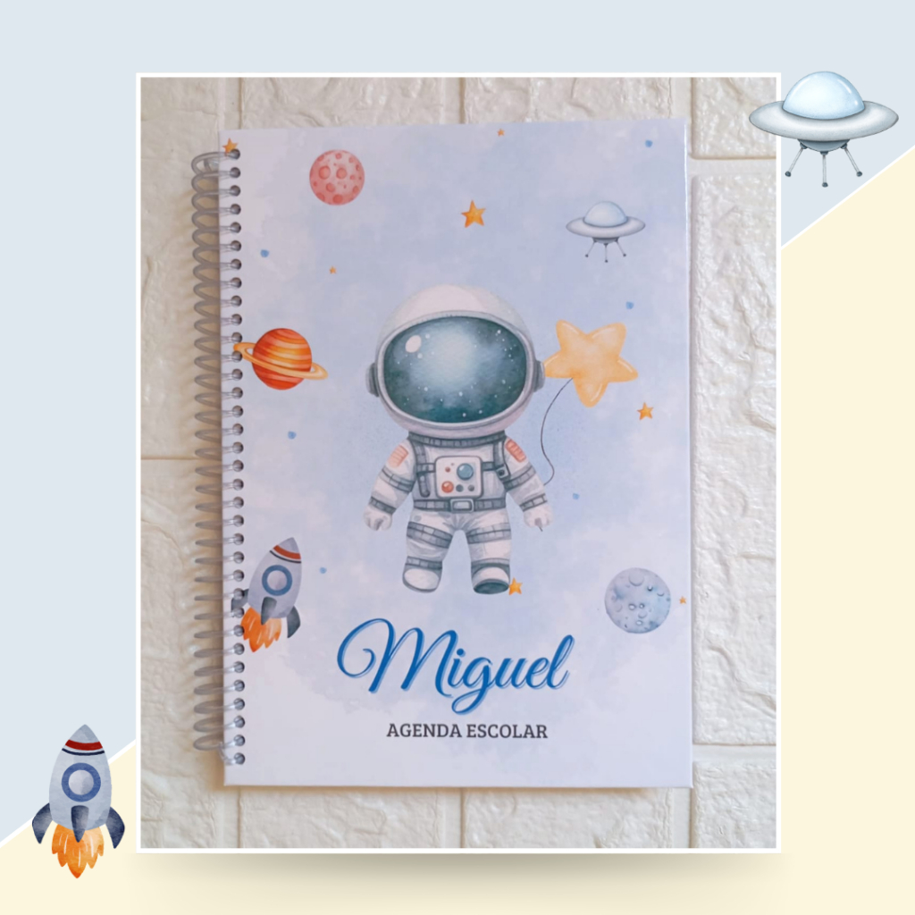 Agenda Escolar Infantil Astronauta: Onde Comprar | BuscaProdutos