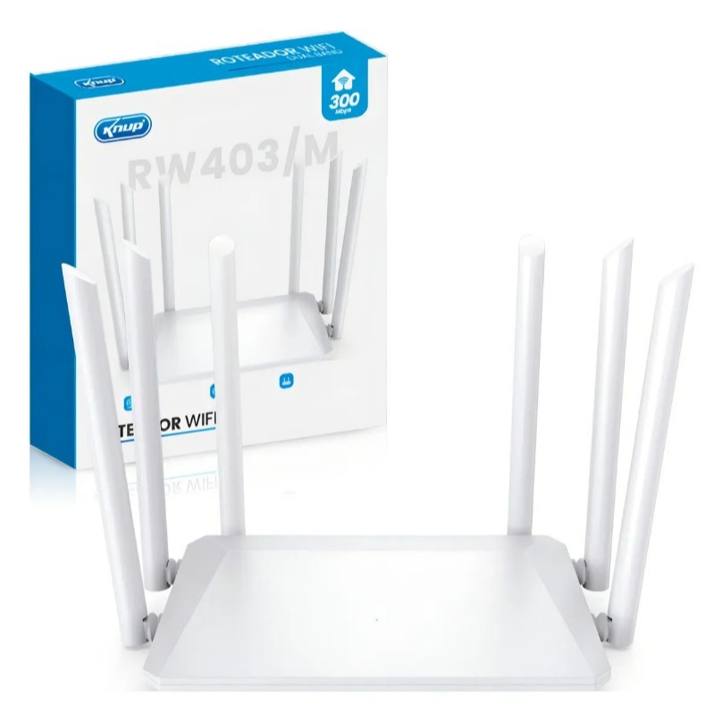 Roteador Repetidor Wi-fi Gigabit Wifi Rede Ap 6 Antenas