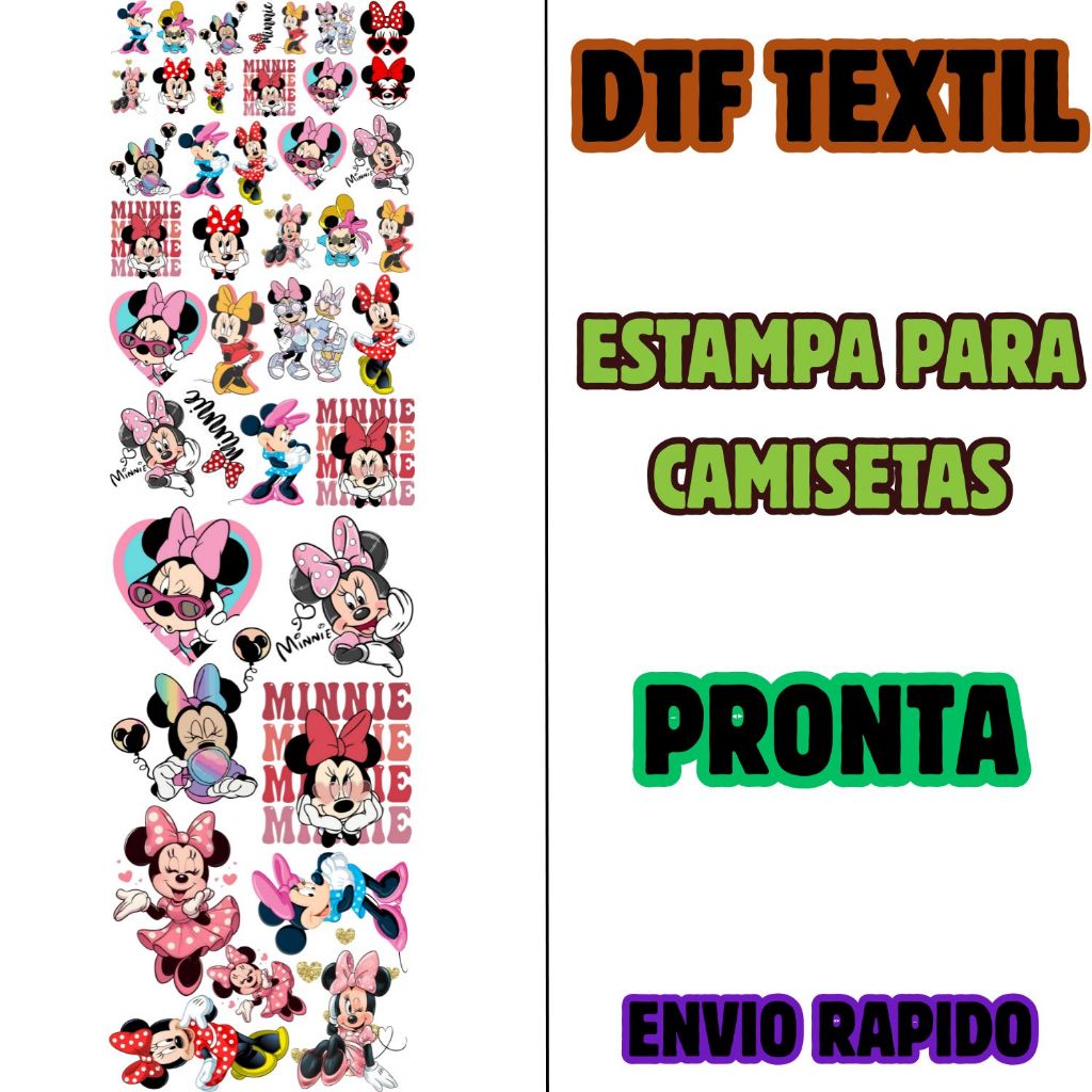 Estampa Pronta Para Camisetas DTF Textil Modelo-721 DTF XP600 Envio 24hs