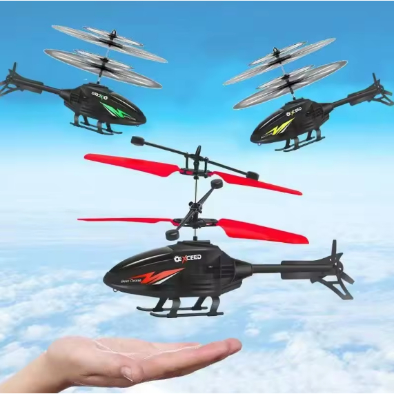 Mini Helicóptero Drone Voador Infravermelho - Brinquedo Infantil Com Sensor