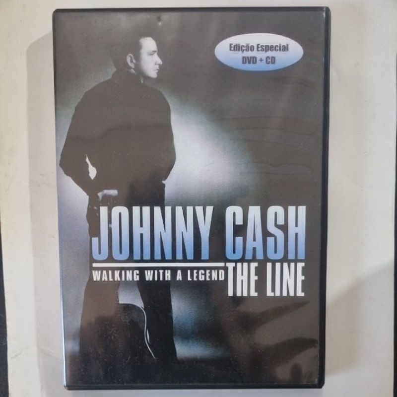 Dvd Original - Johnny Cash - Walking with a Legend The Line - Apenas DVD.