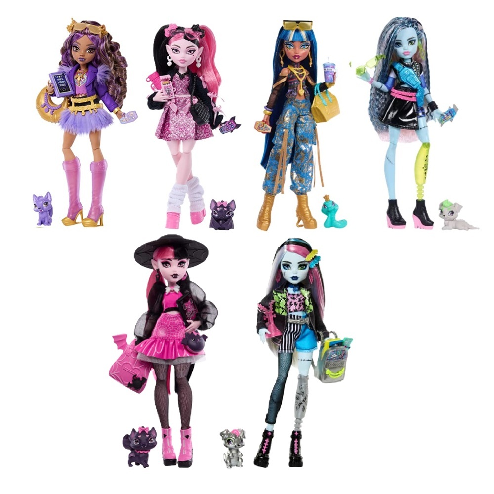 Boneca Monster High Novo Visual com Pet - Mattel em Oferta na Shopee