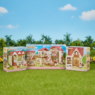 Sylvanian Families Casas: Telhado Vermelho Com Sótão, Primeira Casa e Doce Framboesa em Oferta na Shopee