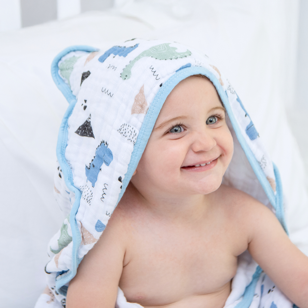 Toalha De Banho para bebê Papi Soft Grande Com Capuz Estampada 80Cm X 80Cm Contem 01 Un