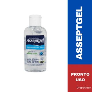 ALCOOL GEL 70 ASSEPTGEL 52G em Oferta na Shopee