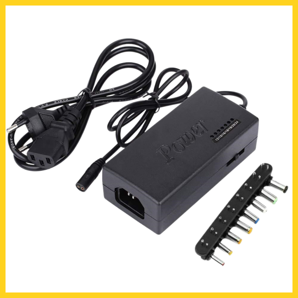 Fonte Carregador Universal para Notebook Laptop 120W Bivolt 110v-240v Regulável 12v-24v Com 9 Pinos