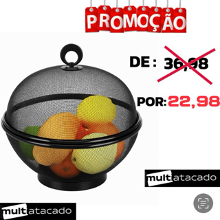 Fruteira de Mesa Cesto de Frutas Aramado Metal Organizador Frutas Legumes fruteira organizador em Oferta na Shopee