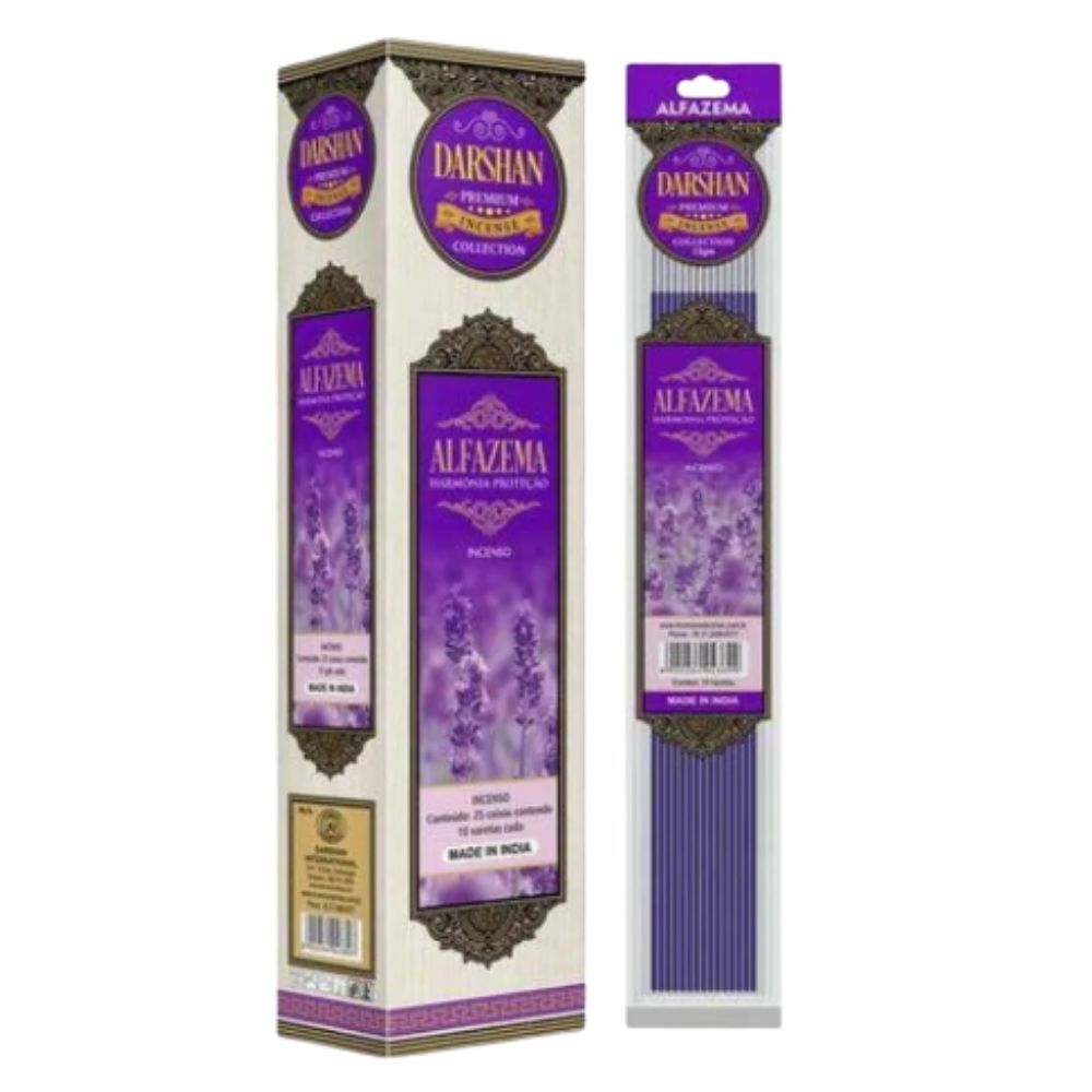 Incenso Darshan Premium Alfazema 15g Alfazema