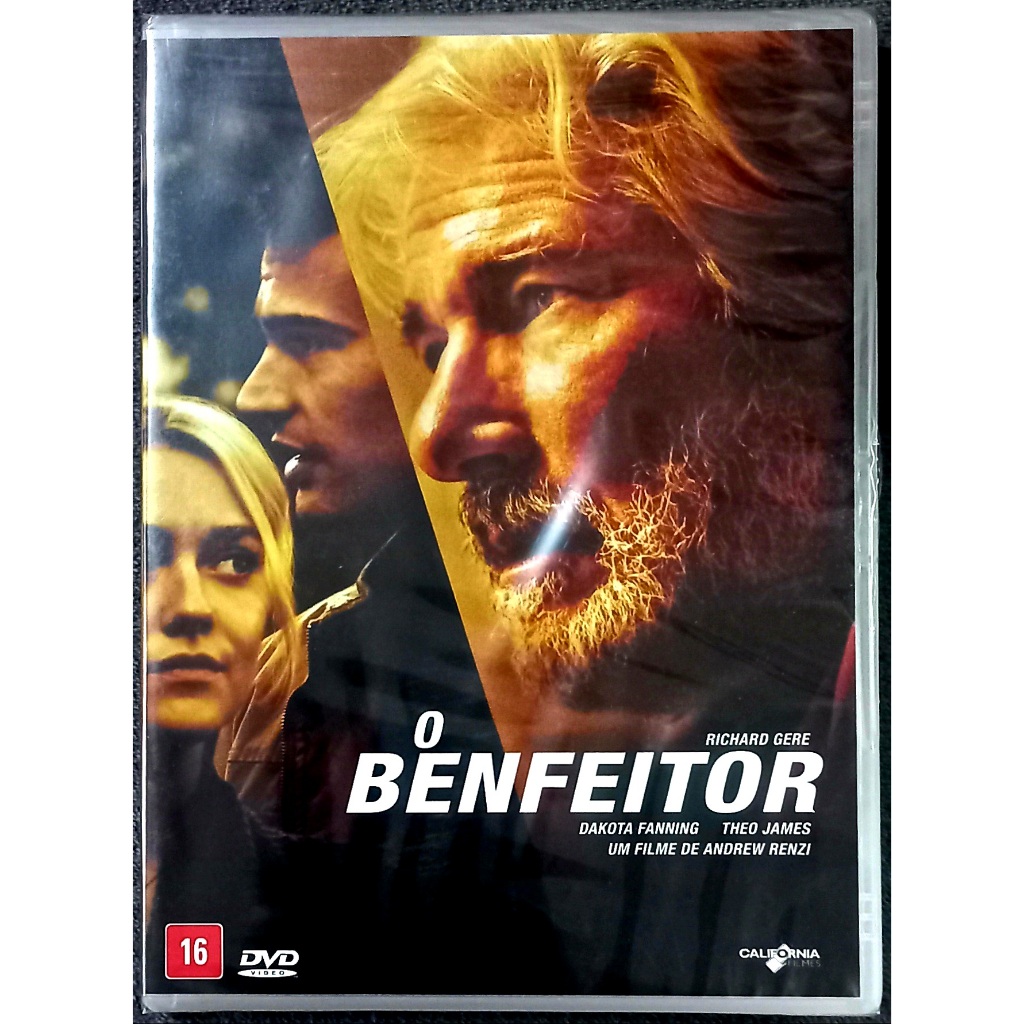 [LACRADO] DVD O Benfeitor - (Richard Gere/ Dakota Fanning/ Theo James)