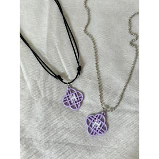 Colares Trevo da Sorte Lilás Guerreiras do K-Pop Estilo e Proteção em Oferta na Shopee