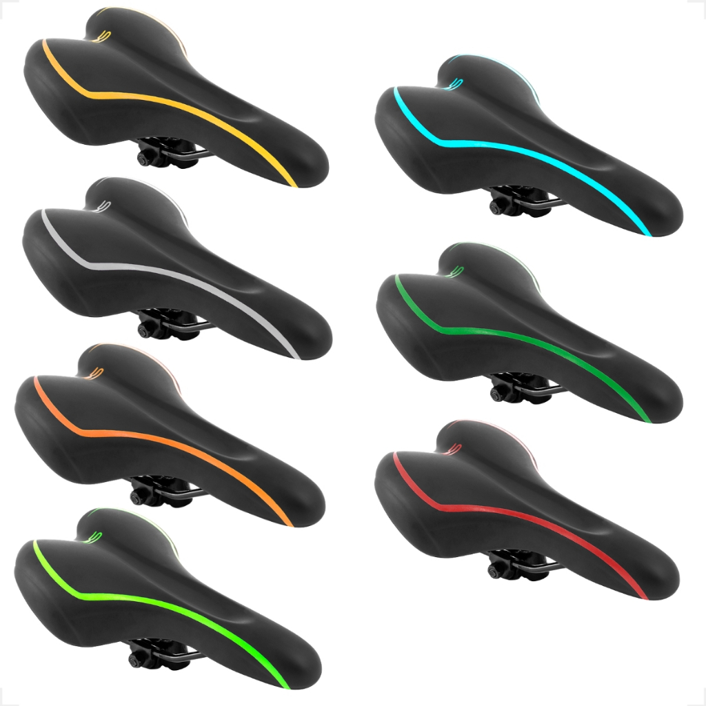 Selim Celim Bicicleta Selle Royal Premium Confortavel Com Carrinho Banco Assento Varias Cores