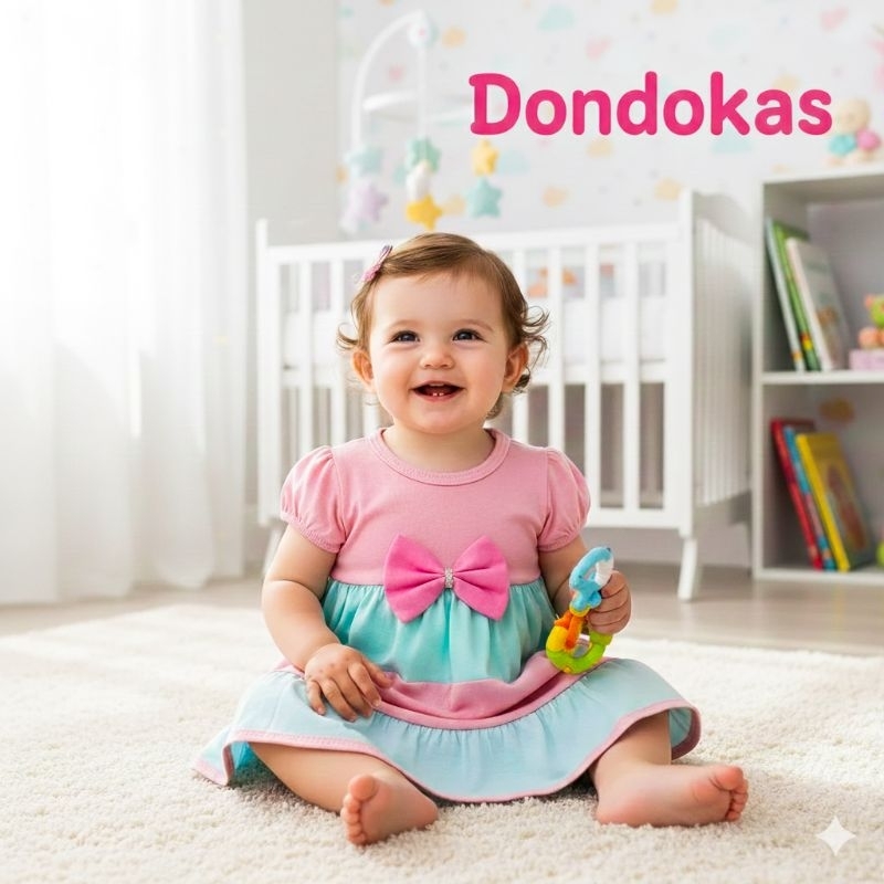 Vestidos Bebê com Manga e Laço Vestido Princesa Colorido em Oferta na Shopee