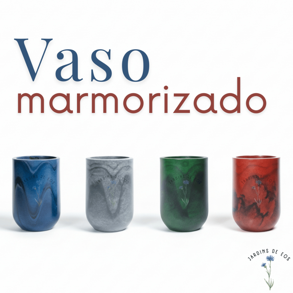 Vaso para planta grande marmorizado premium em Oferta na Shopee