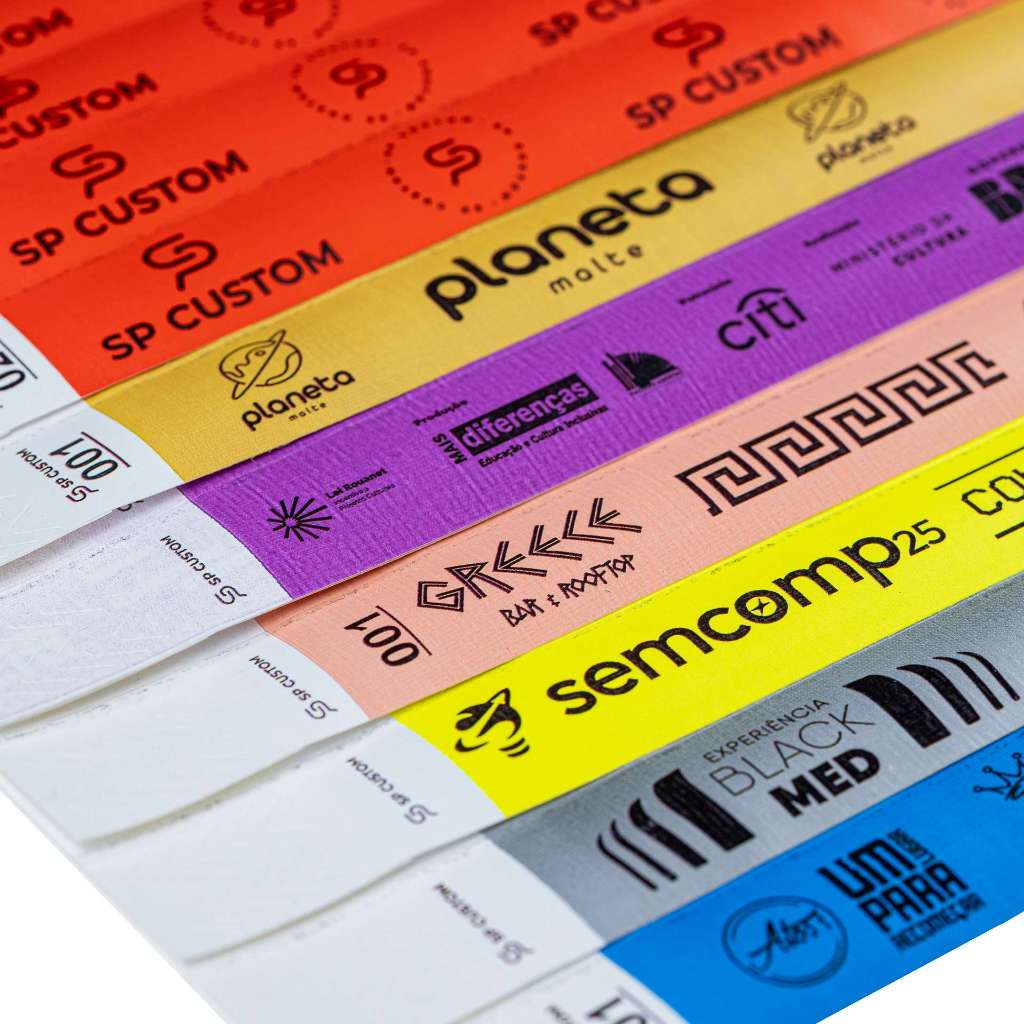 Pulseira Personalizada Identificação Carnaval Festa Show Evento Folia Aniversário Casamento 15 anos em Oferta na Shopee