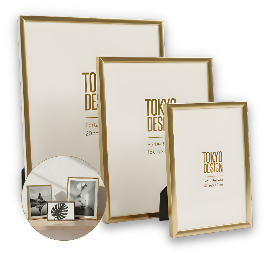 Porta Retrato Dourado Luxo: Onde Comprar | BuscaProdutos