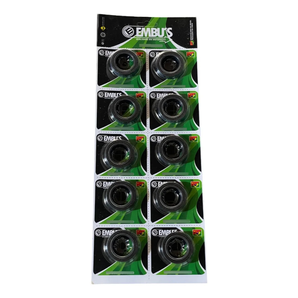 Kit 10 Retentor Bengala Cg Titan Fan 125 Biz 100 Atacado