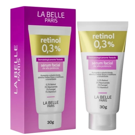 Sérum Facial Retinol 0,3% 30g - La Belle Paris em Oferta na Shopee